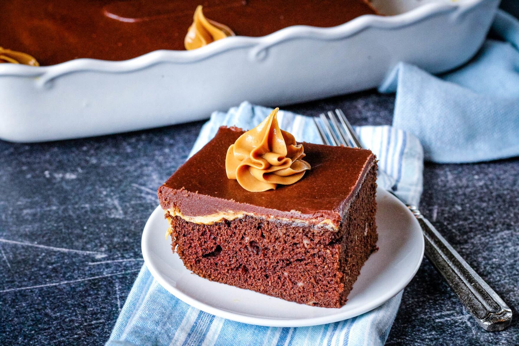 Peanut Butter Meltaway Cake